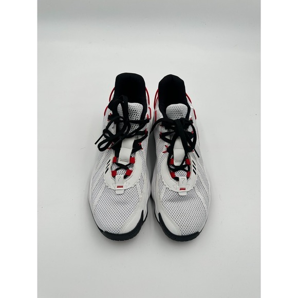 Adidas Dame 7 Men\'s Basketball Shoes‎ Cloud White Core Black Mid Top Sneakers main image 5